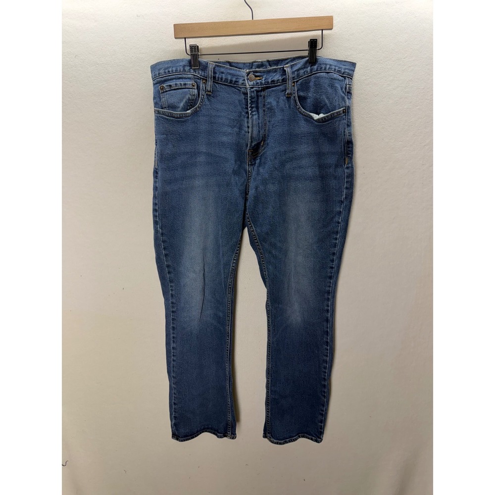 Old Navy Straight Jeans Mens 36x30 Blue Built-In Flex Denim 3527